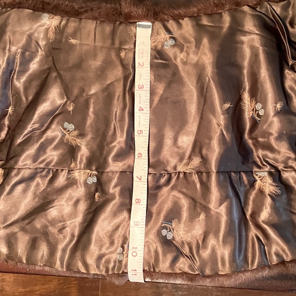 Vintage Real Mink Fur Stole, Bridal, Brown Fur Shawl, Brown Wrap Shawl - Picture 5 of 9